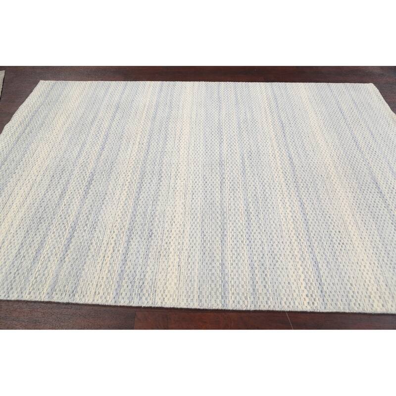 Geometric Modern Moroccan Oriental Foyer Area Rug Wool Hand-knotted - 5'3" x 7'8"