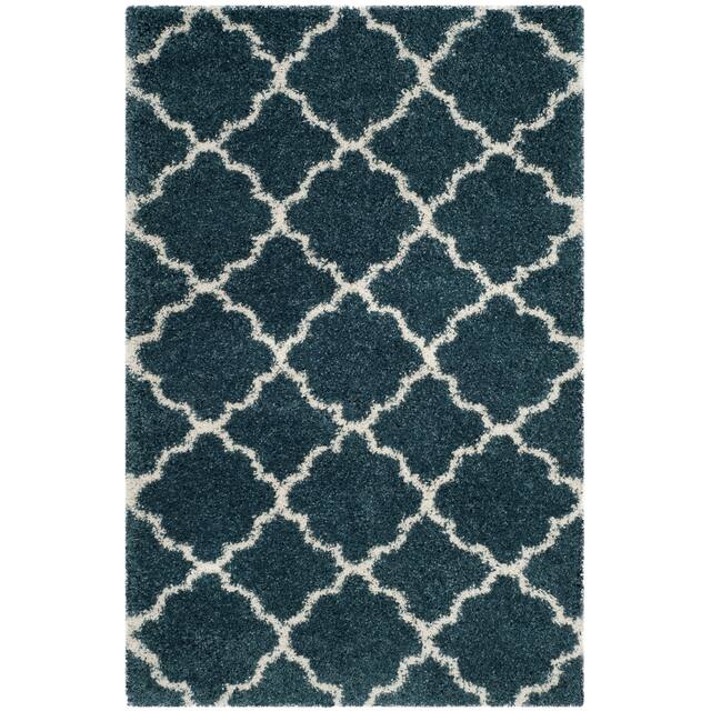 SAFAVIEH Hudson Shag Vitchka Glam Trellis 2-inch Area Rug