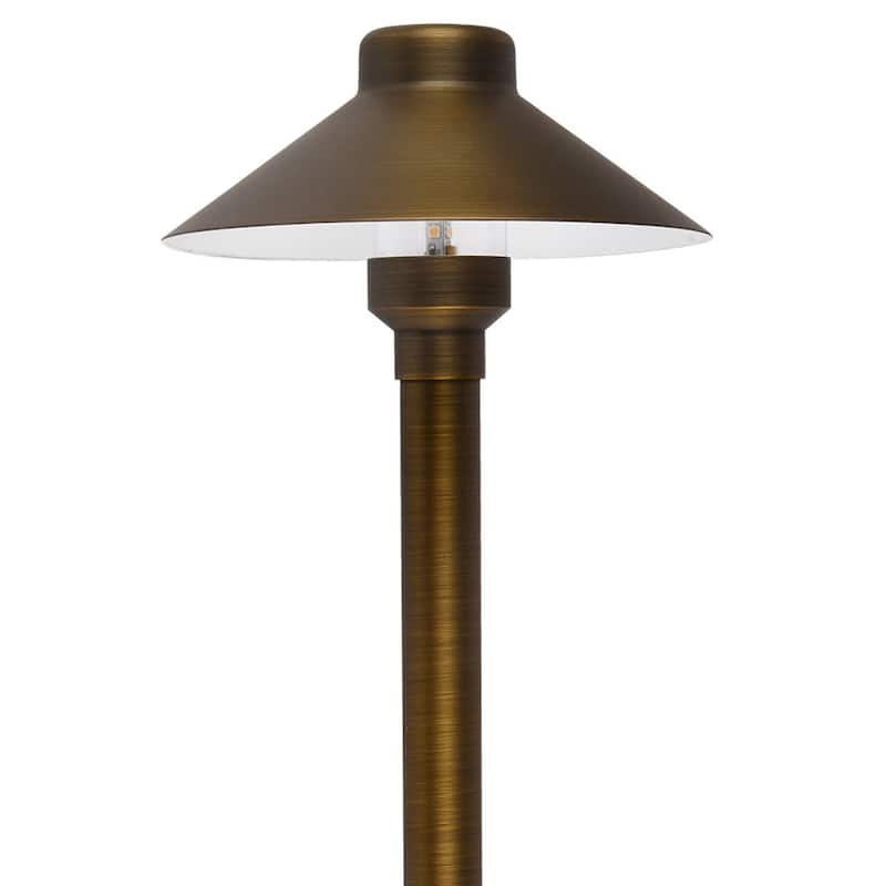 Elegant Lighting Cast Brass Landscape Kit - 4 Accent Lights and 2 Path