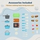 preview thumbnail 7 of 18, Wooden Play Kitchen Set for Kids, Pretend Cooking Toy, Interactive Kitchen Playset