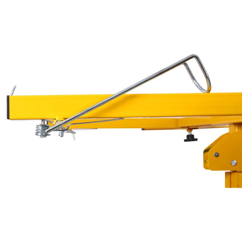 16 FT Drywall Lift Panel Rolling Hoist Jack Lifter, 150LBS Weight Capacity Drywall Rolling Lifter Panel with Wheels