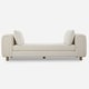 preview thumbnail 1 of 3, Uttermost 23836 Repose 91" Wide Wood Framed Polyester Bench with Two Ivory