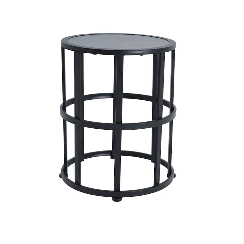 Christopher Knight Home - Outdoor Acacia Wood 5-Position Adjustable Double Sunlounge Set with 16.54" Ceramic Tile Side Table