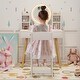 preview thumbnail 2 of 7, White Vanity Set with Lighted Mirror and Storage Drawers Perfect for Kids - 27.5" x 13.5" x 41.5"