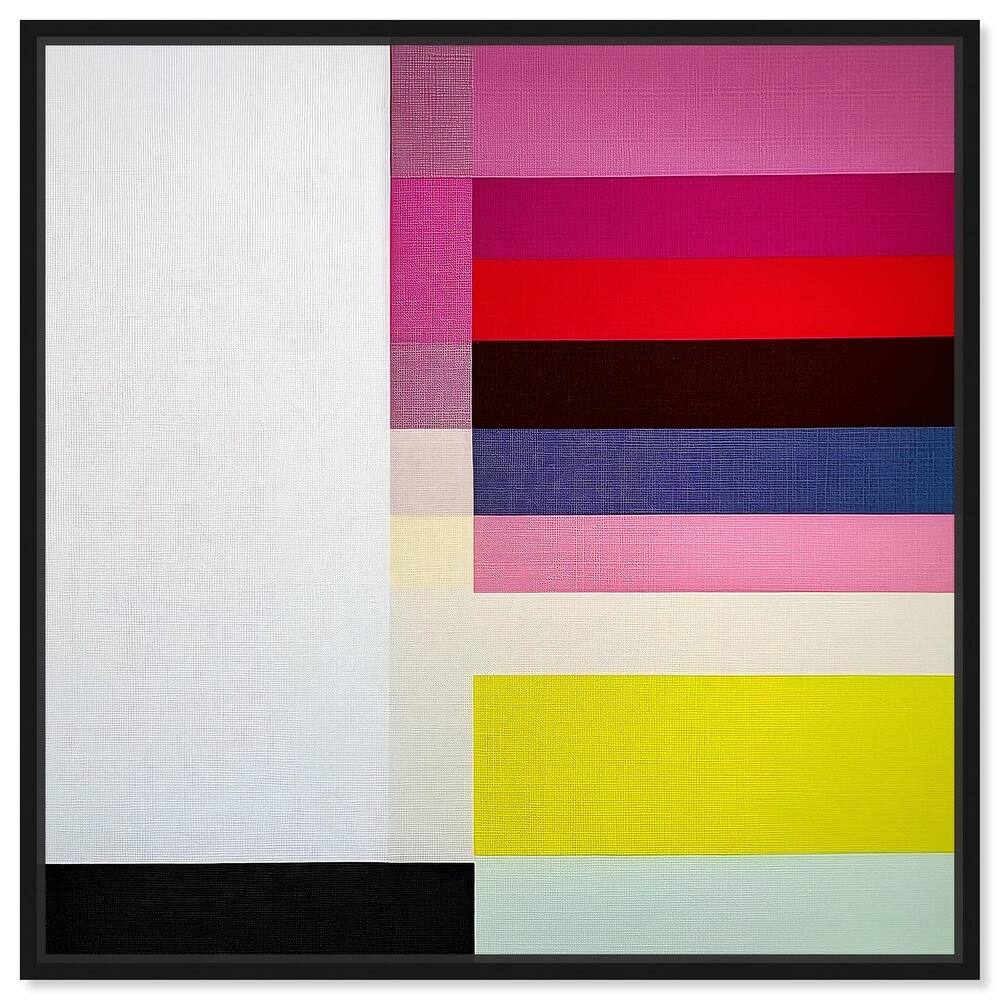 Quadratic Composition Canvas by Art Remedy