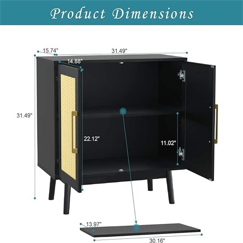 Buffet Cabinet - 31.5"D x 15.75"W x 31.5"H