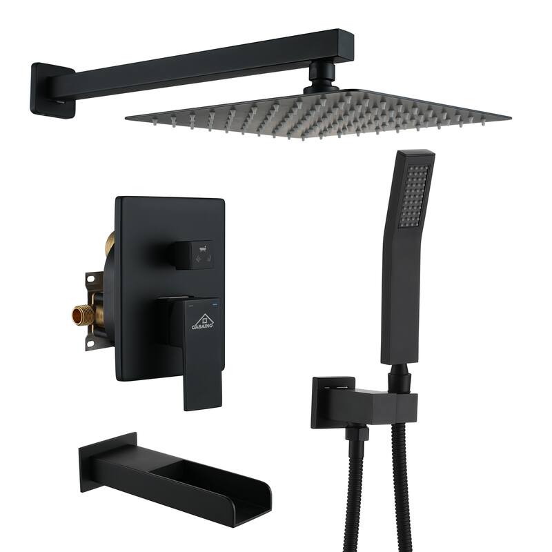 CASAINC 3-Function 10-In Wall Mounted Shower System
