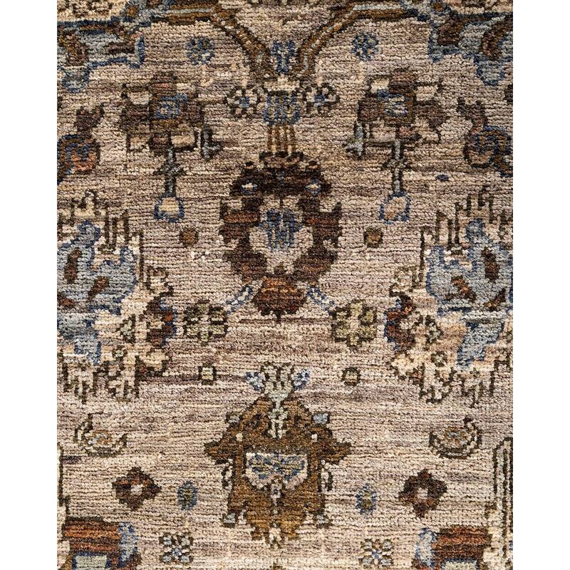 Serapi One-of-a-Kind Hand-Knotted Runner Rug - Brown, 2' 9" x 9' 9" - 2' 9" x 9' 9"