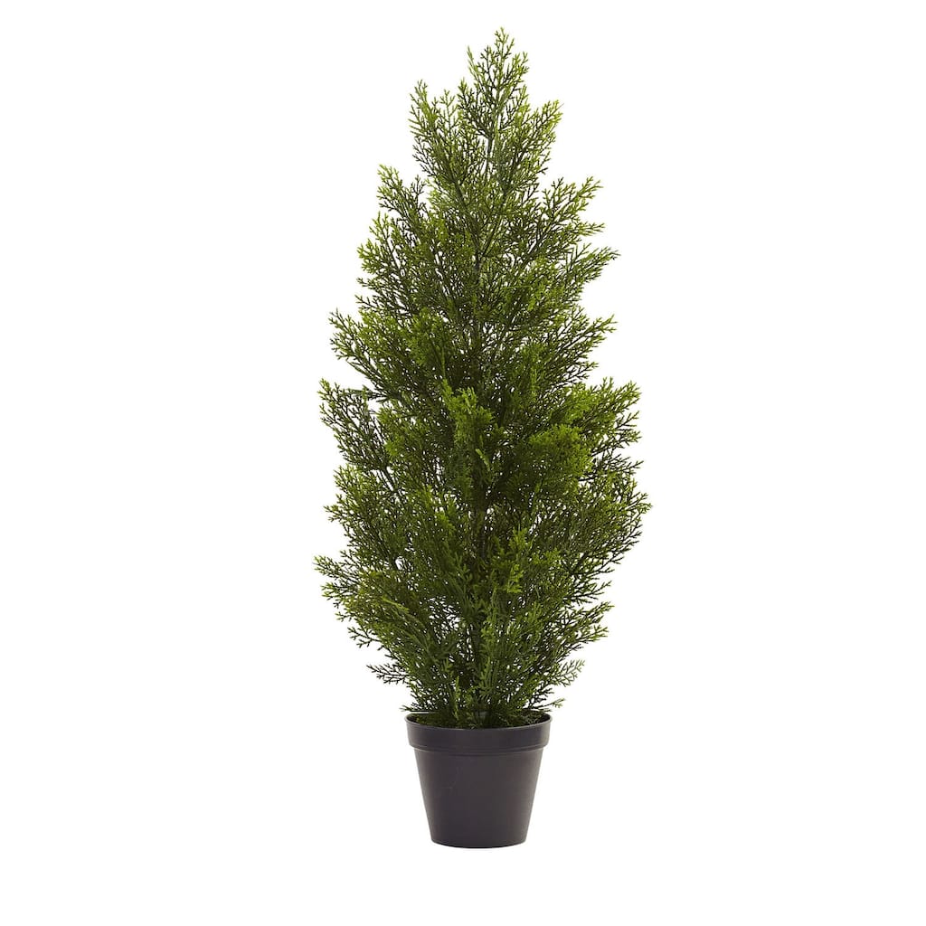 Mini Pine Tree Indoor Outdoor - 3 Ft Artificial Evergreen Holiday Decor - 3ft.