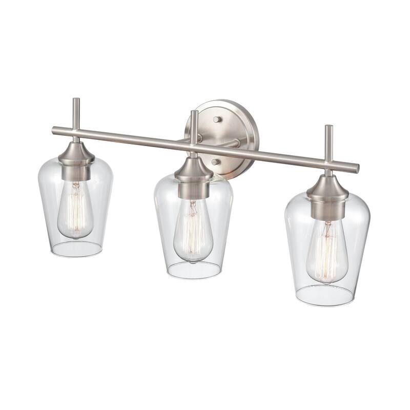 Millennium Lighting Ashford Metal Bathroom 3 Light Vanity Fixture in Multiple Finishes