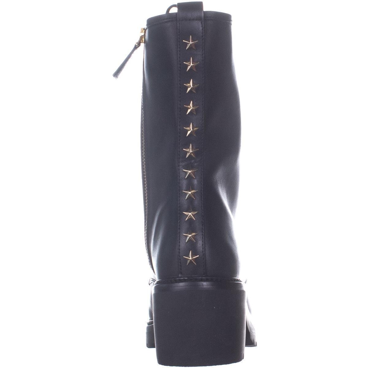 michael kors combat boots with stars