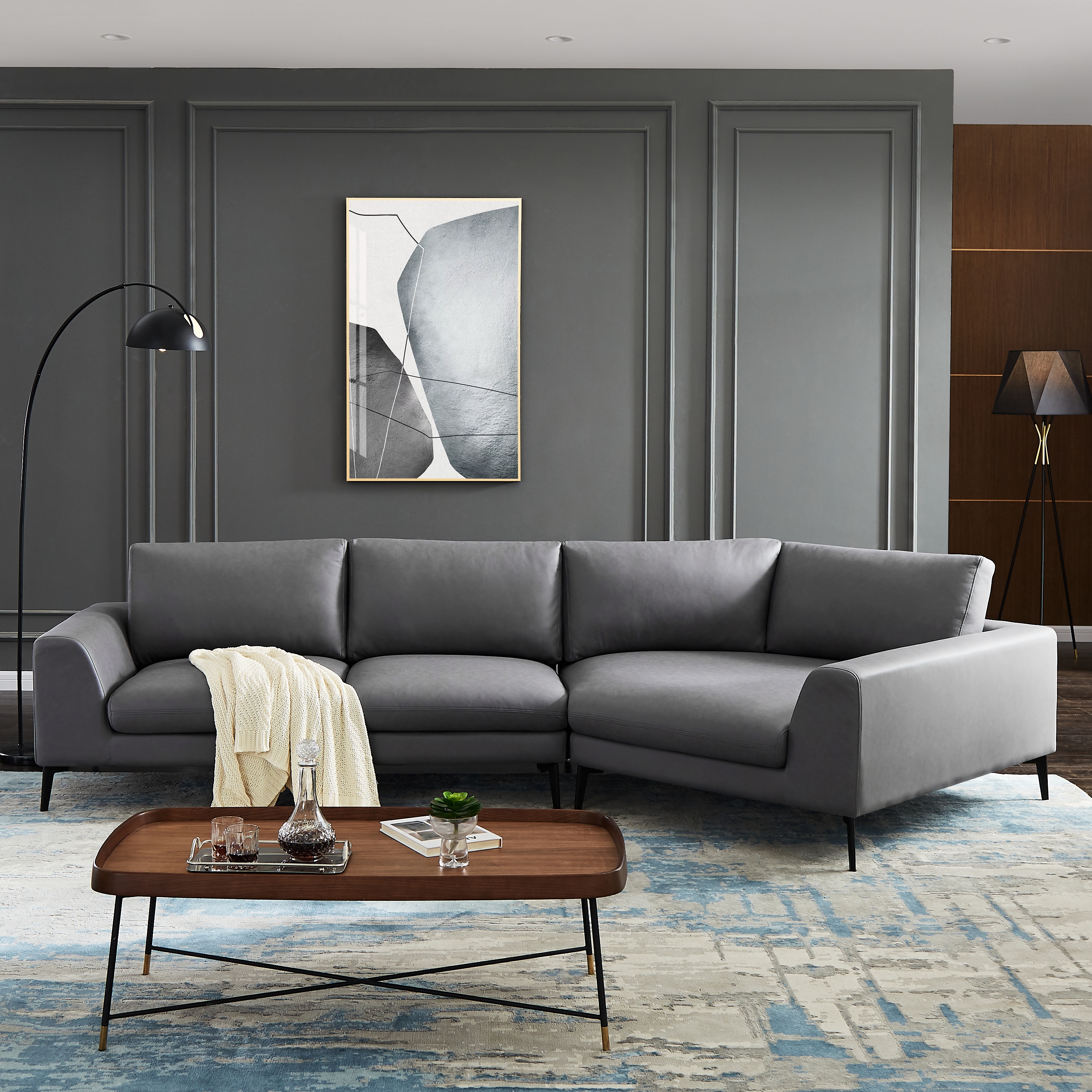 Couch with online cuddle corner