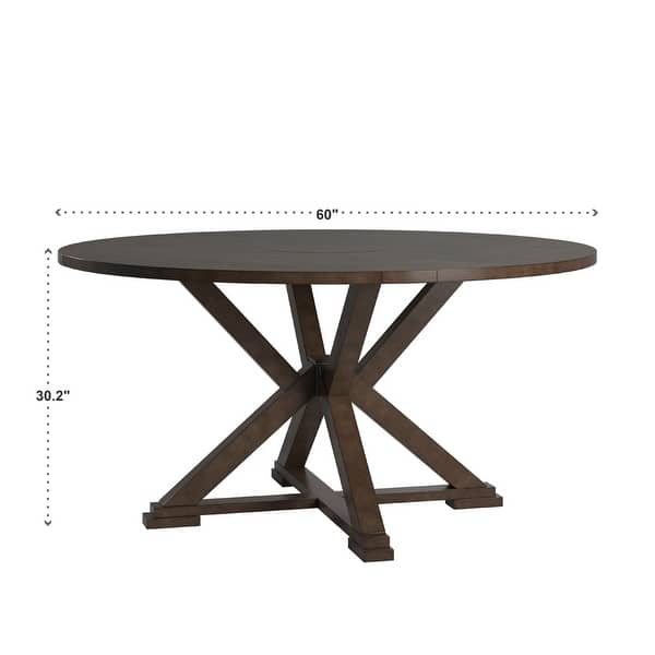 dimension image slide 1 of 2, Garrison Espresso Convertible Dining Table by iNSPIRE Q Modern