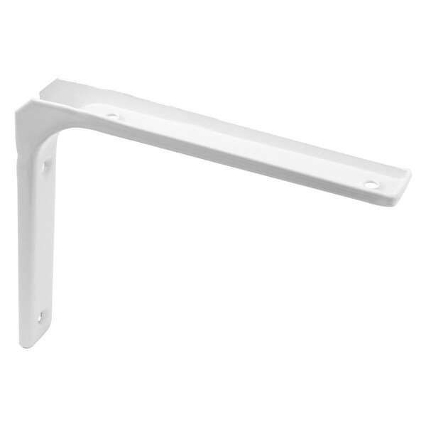 white metal shelf