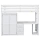 preview thumbnail 17 of 33, Space-Saving Design Loft Bed with Large Storage Space, Easy Assembly