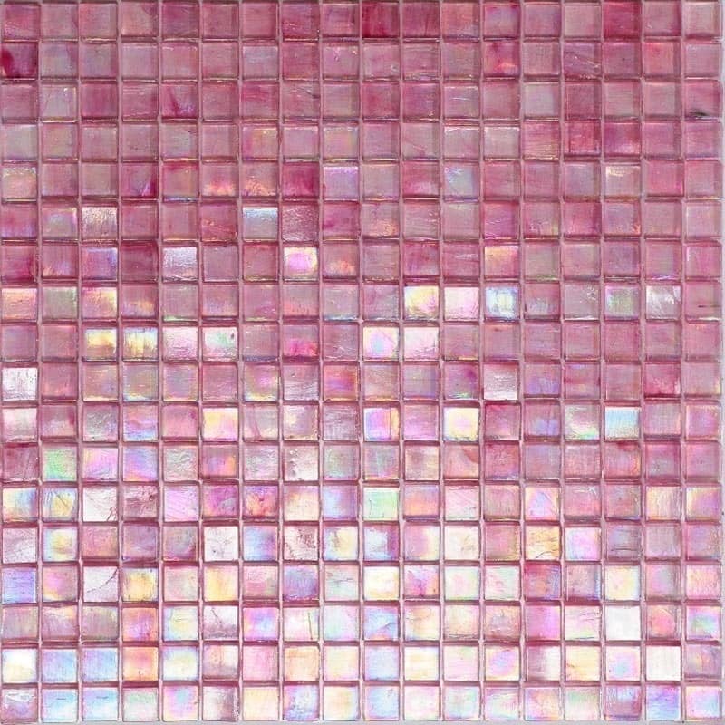 Apollo tile 12" x 12" Skosh Glossy Foxy Pink Glass Tile (18.69 sq ft/case) - 20 Pack