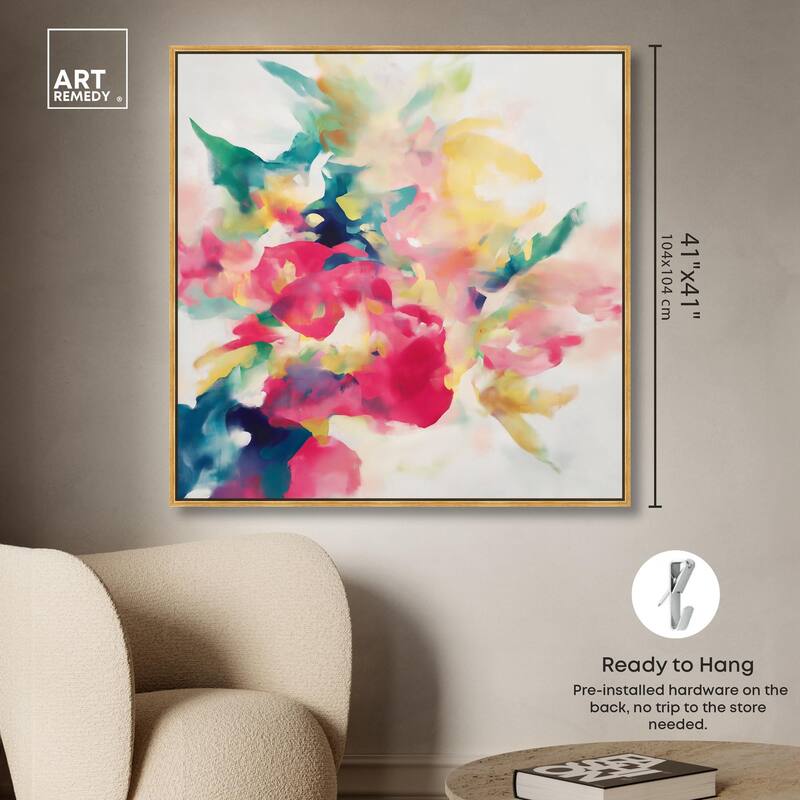 Essence of a Flower II Canvas by Art Remedy