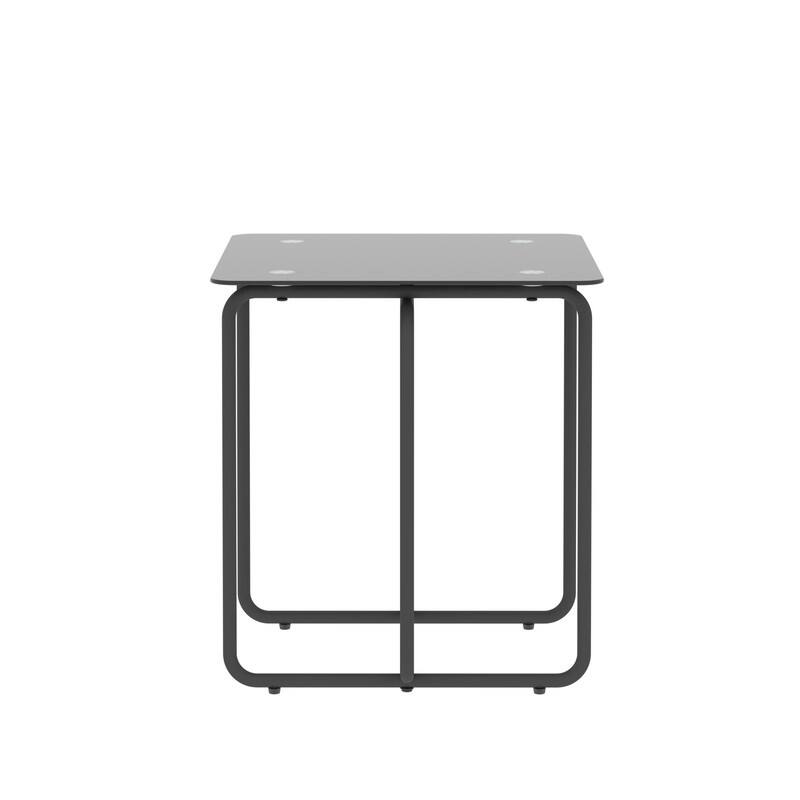 Modern Tempered Glass Side Table