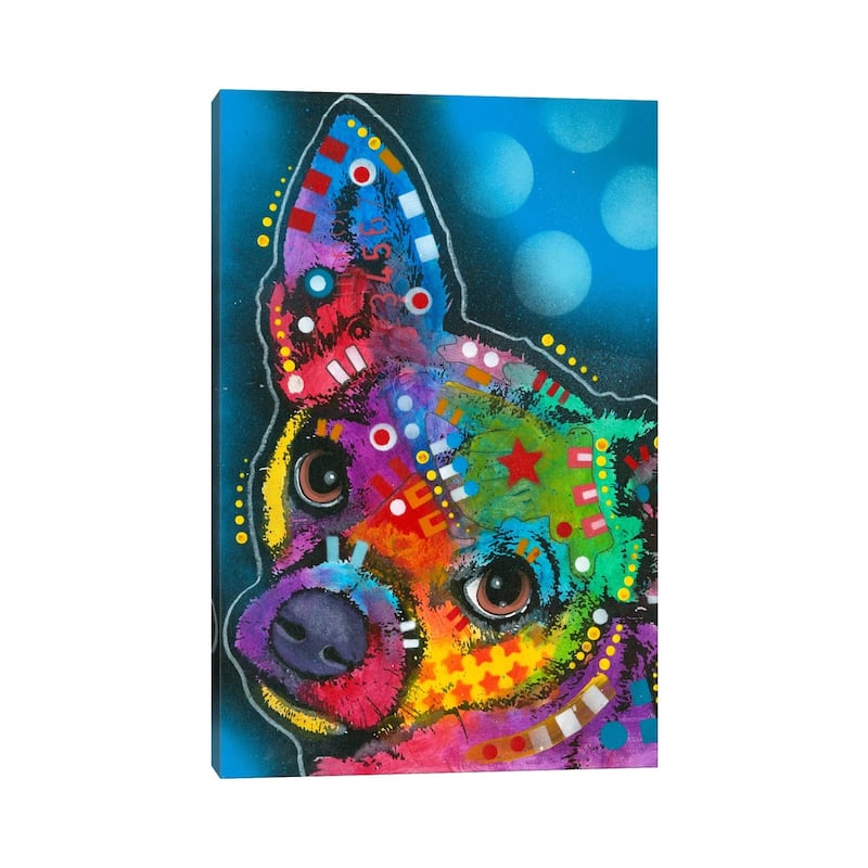 iCanvas "Pop Chihuahua" by Dean Russo Canvas Print