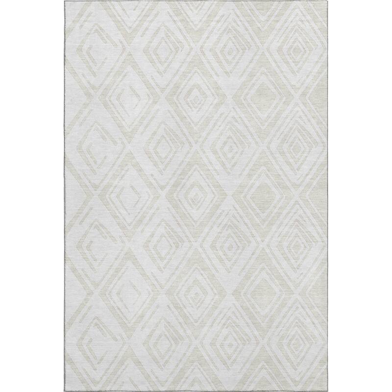 Premium Washable Super Soft Modern Diamond Mayfield Rug