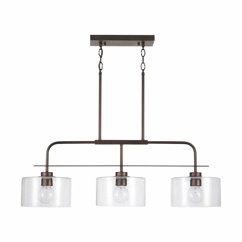 Jake 3-light Linear Island Fixture/ Chandelier