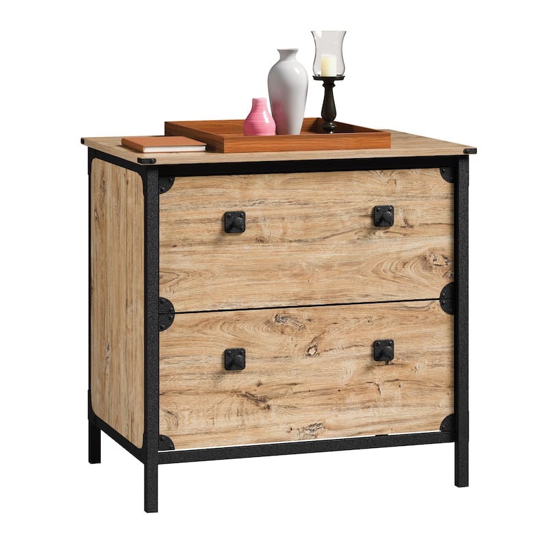 Wood Lateral File with Spacious Drawers