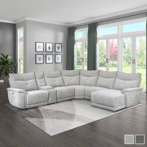 Avenue Power Modular Reclining Sectional Sofa with Right Chaise