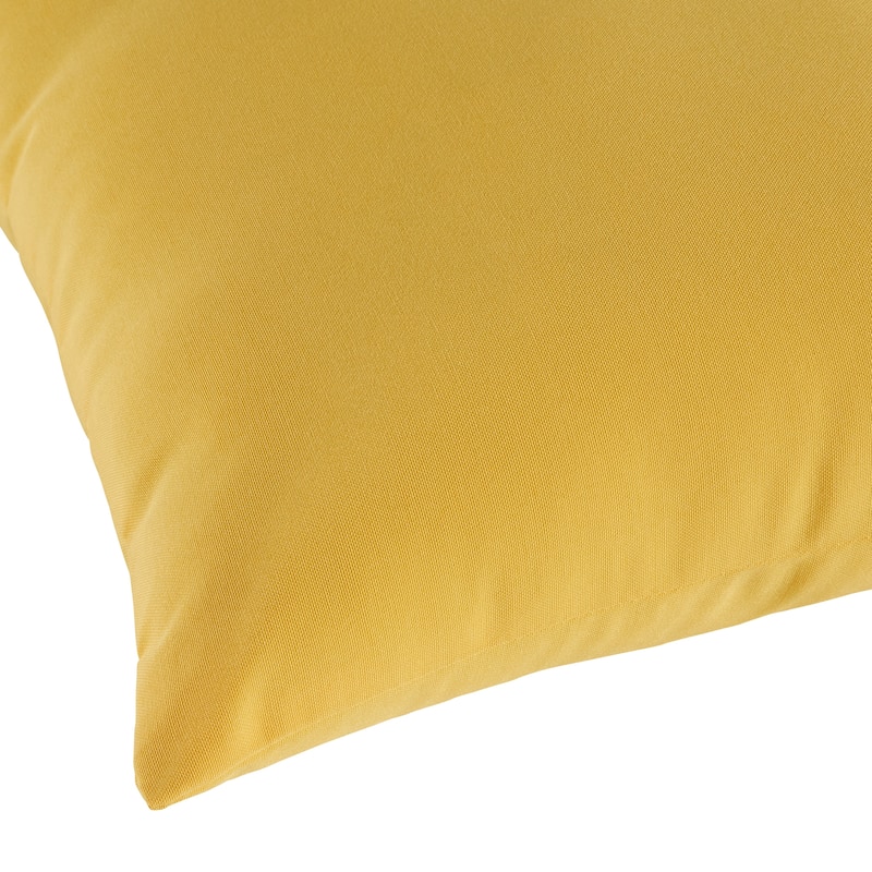 Sunbeam Yellow Outdoor 17-in. Square Accent Pillows (Set of 2) by Greendale Home Fashions