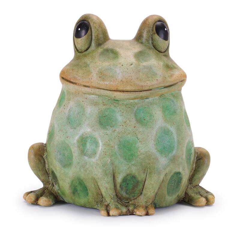 Terra Cotta Sitting Garden Frog (Set of 2)