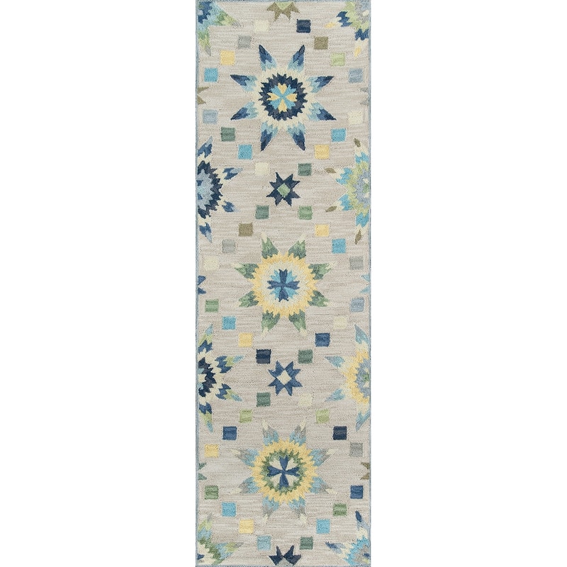 Momeni Summit Hand Hooked Polyester Geometric Area Rug