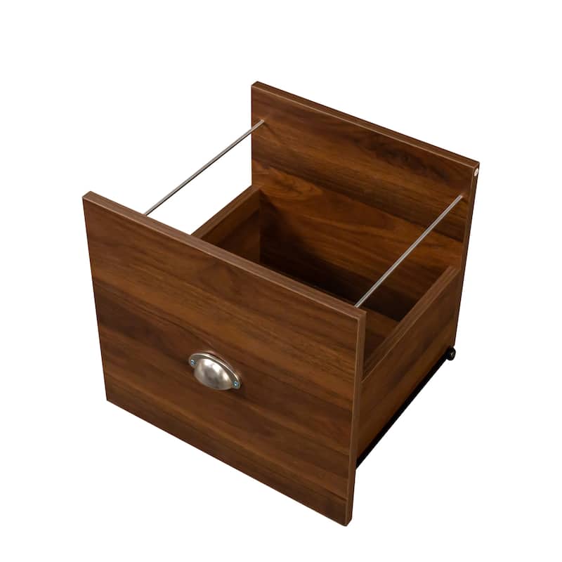 Modern Computer Desk with Storage Shelves & Drawers, 59-Inch Wooden Home Office Desk Study Table with Cabinets