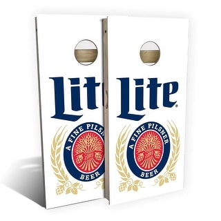 Miller Lite Original Outdoor Cornhole Board Set