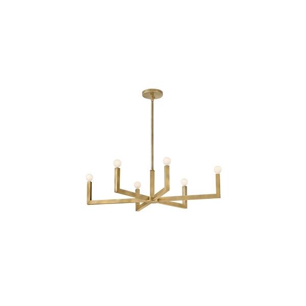 slide 1 of 1, Hinkley Ezra Six Light Linear