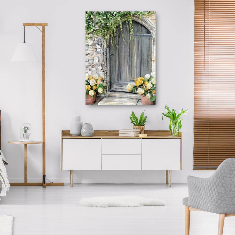 Gracious Entry By Studio Arts Canvas Art Print