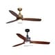 preview thumbnail 5 of 8, Vaxcel Lighting Curtiss 52" 3 Blade Indoor Ceiling Fan - Remote
