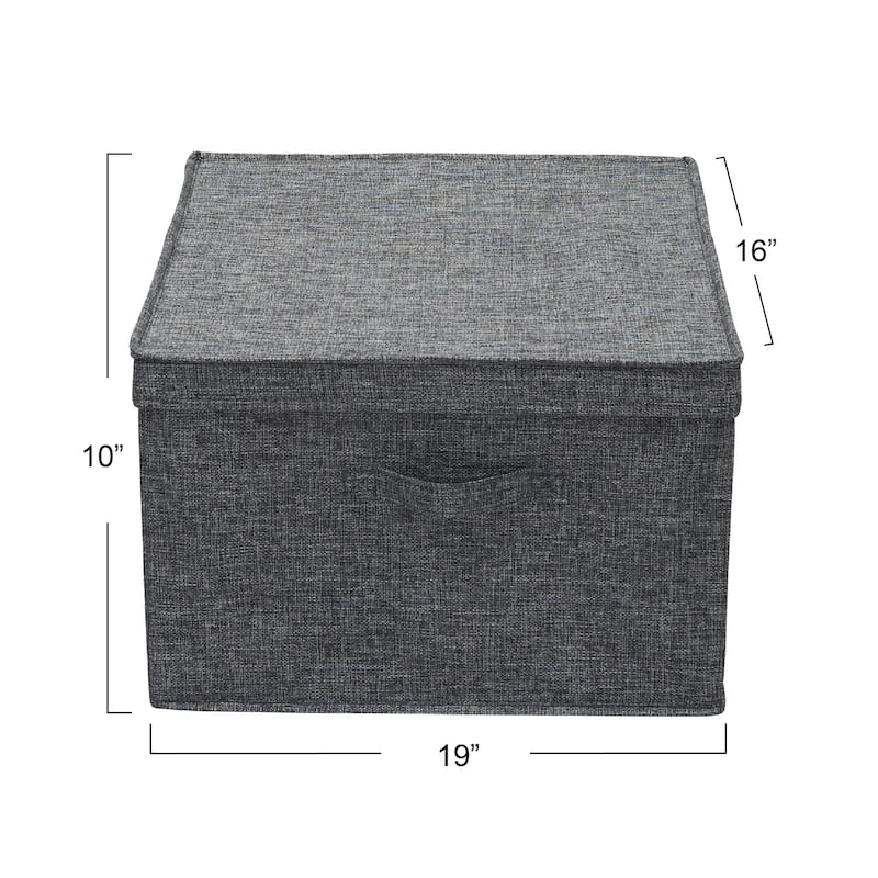 Household Essentials Fabric Storage Bins, Set of 2