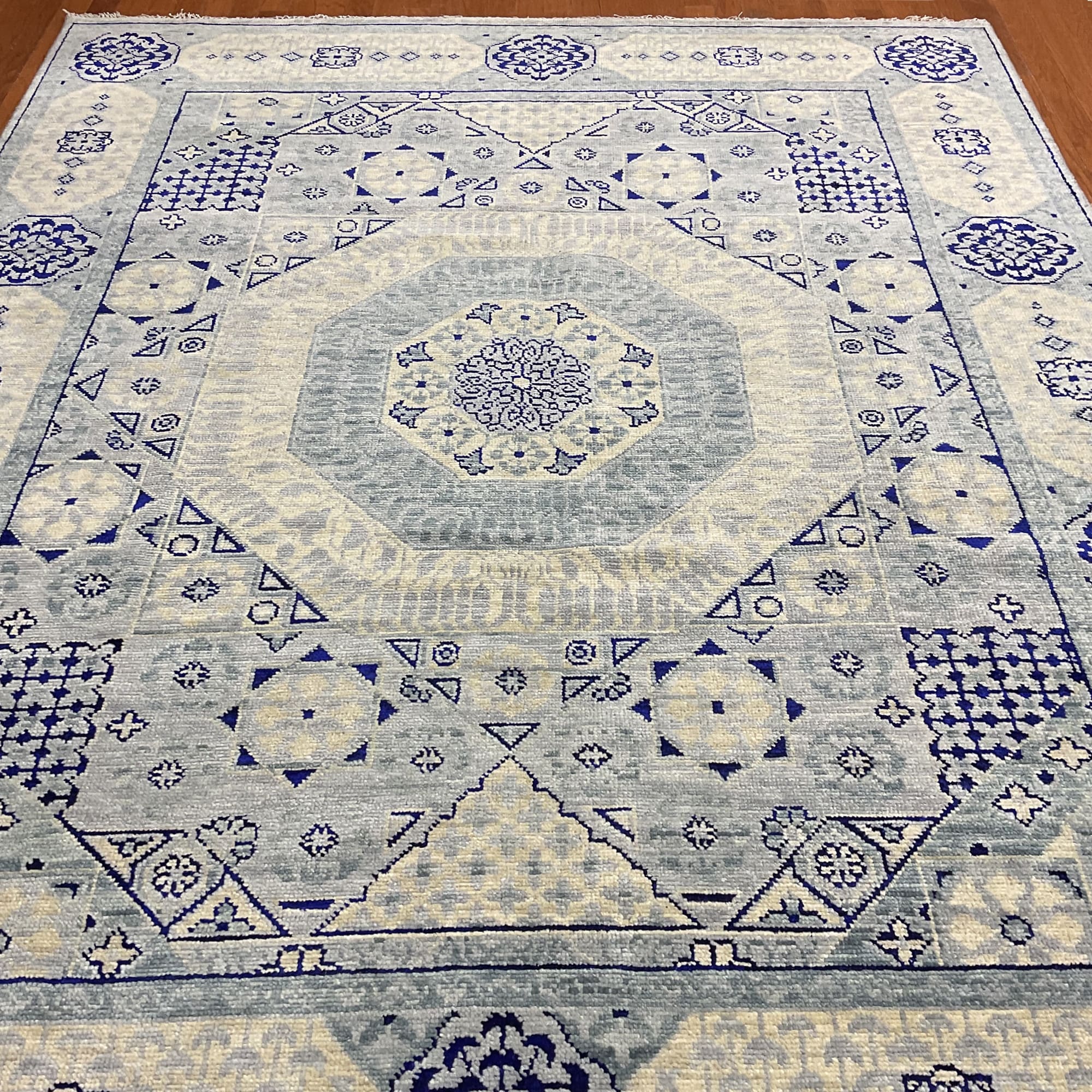 HERAT ORIENTAL Handmade Indo Mamluk Wool Rugs - 8' x 9'10"