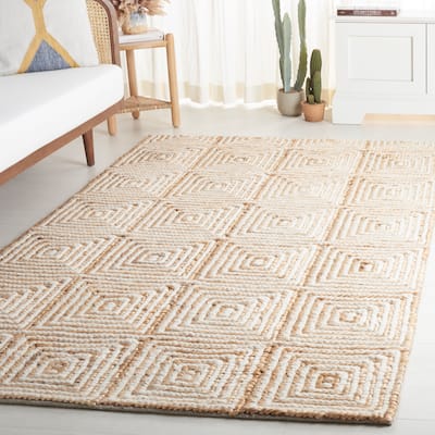 SAFAVIEH Handmade Natural Fiber Bethzy Farmhouse Jute & Wool