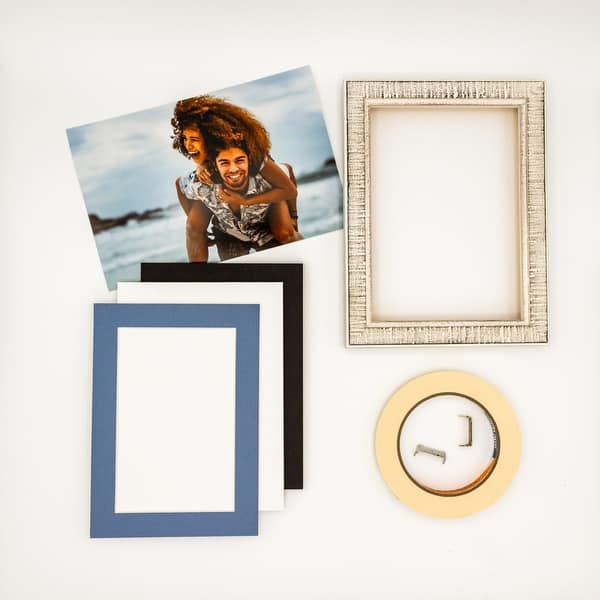 Pack of Ten Acid Free 13x19 Mats Bevel Cut for 11x16 Photos - Royal Blue Suede Precut Matboards With Backing Boards and Self Seal Photo Mat Bags For Pictures, Photos, Framing
