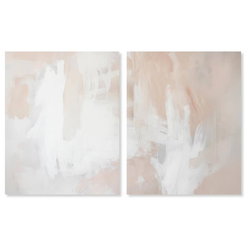Opalescent Hues I Canvas Set of 2 by Art Remedy, Gallery Wrapped - 36" x 45"