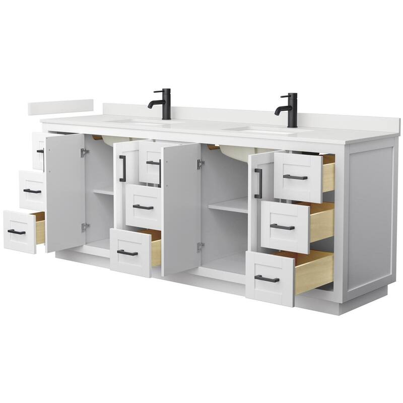 Wyndham Collection WCF292984D-QTZ-UNSMXX Miranda 84" Free Standing
