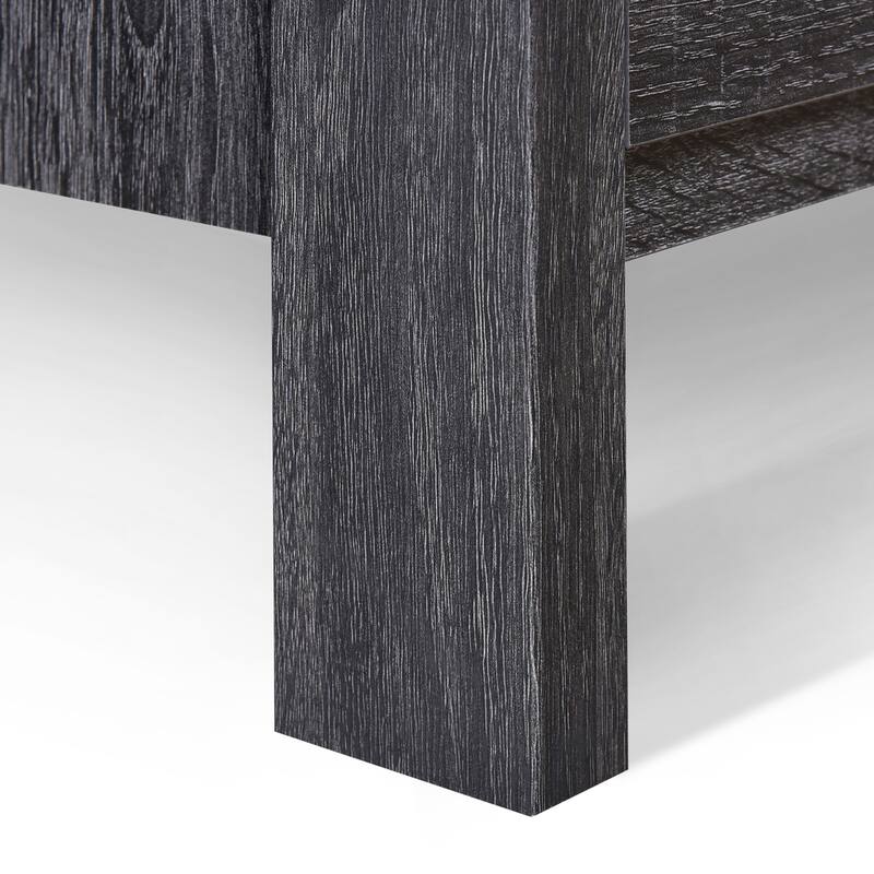 Dressers Storage Showcase Bathroom Cabinets Closet Wardrobe Modern Tall Nightstand with 5 Drawer for Office, Home, DARK GREY