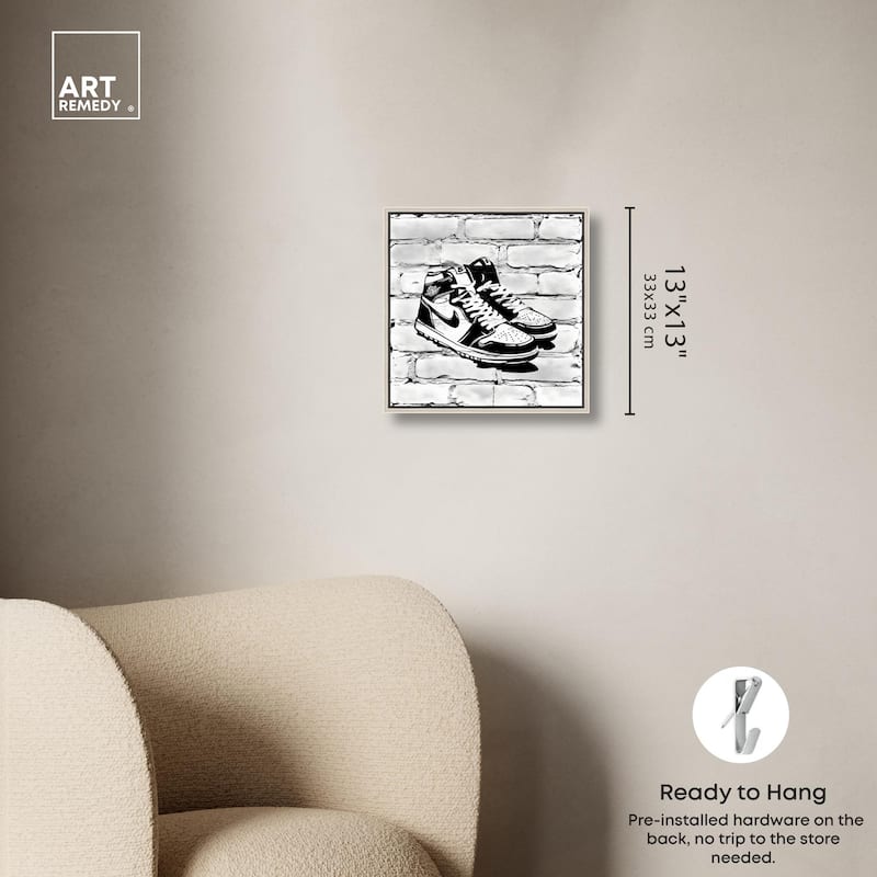 Brick City Jordans Canvas by Art Remedy