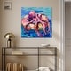 preview thumbnail 14 of 15, Pool Floatie Octopus Canvas Trendy Animal Art by Art Remedy, Gallery Wrapped