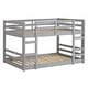 preview thumbnail 26 of 26, Walker Edison Browning Solid Wood Twin Size Low Bunk Bed