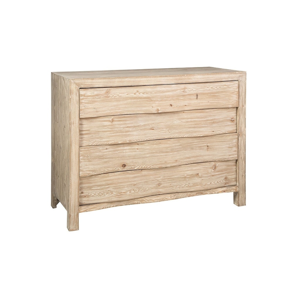 Presley 48" 4-Drawer Storage Chest, Brown