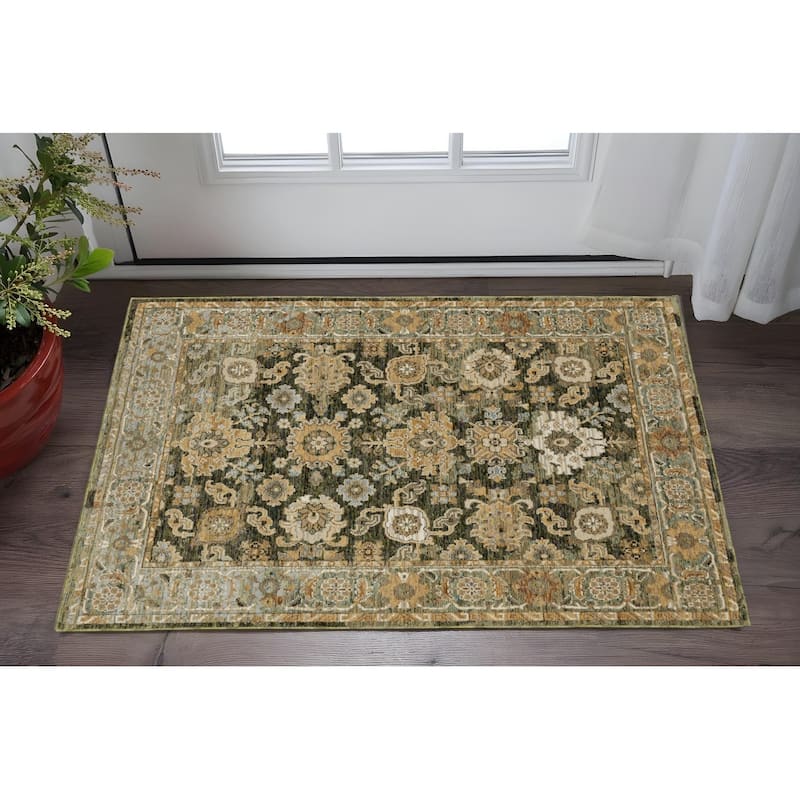 HomeRoots Oriental Traditional Rectangle Area Rug - 66.93 in. x 46.06 in. x 0.55 in. - 66.93 in. x 46.06 in. x 0.55 in.
