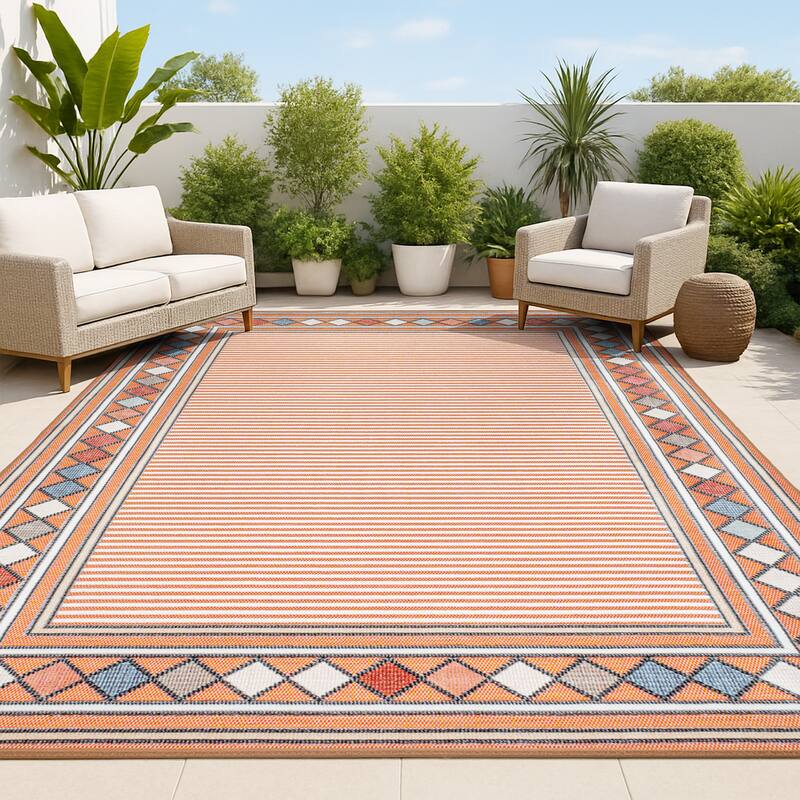 JONATHAN Y Star Abstract Swirl Area Rug