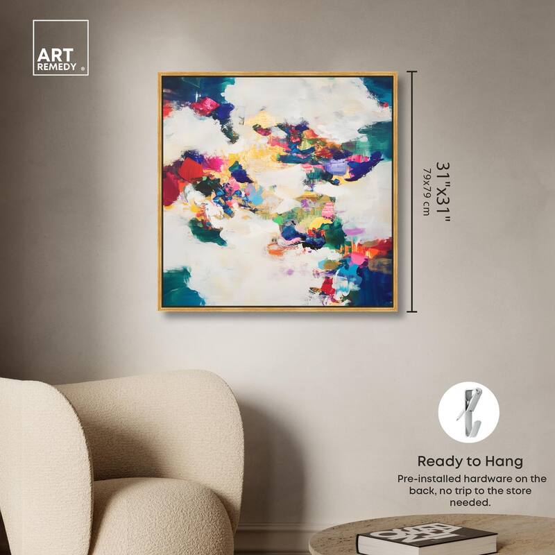 Spectrum Splash Canvas by Art Remedy