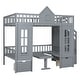 preview thumbnail 31 of 43, Innovative Bunk Bed with Convertible Table and Desk Functionality